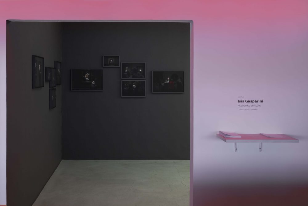 vista da exposição 'Museu mise-en-scène' na Zipper Galeria, projeto Zip'Up 2017.